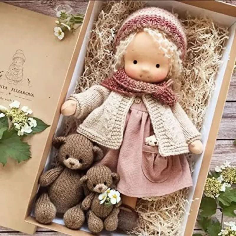 Waldorf Doll - Luma Handmade Cotton Toy for Creative Play