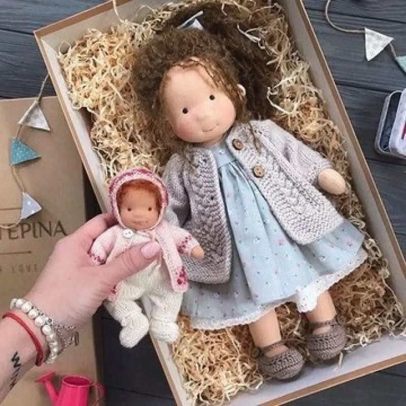 Waldorf Doll - Luma Handmade Cotton Toy for Creative Play