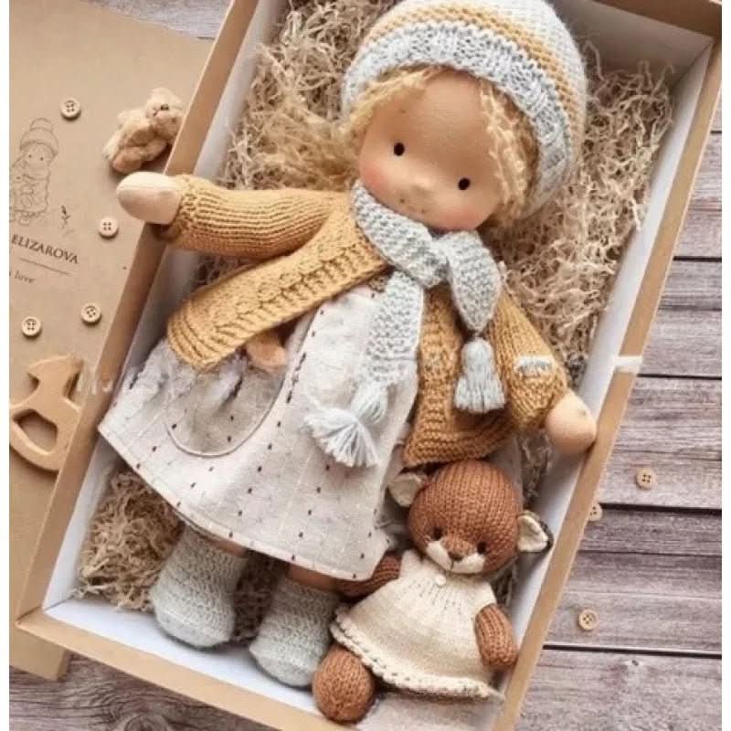 Waldorf Doll - Luma Handmade Cotton Toy for Creative Play