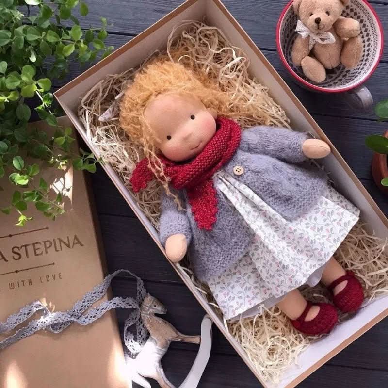 Waldorf Doll - Luma Handmade Cotton Toy for Creative Play