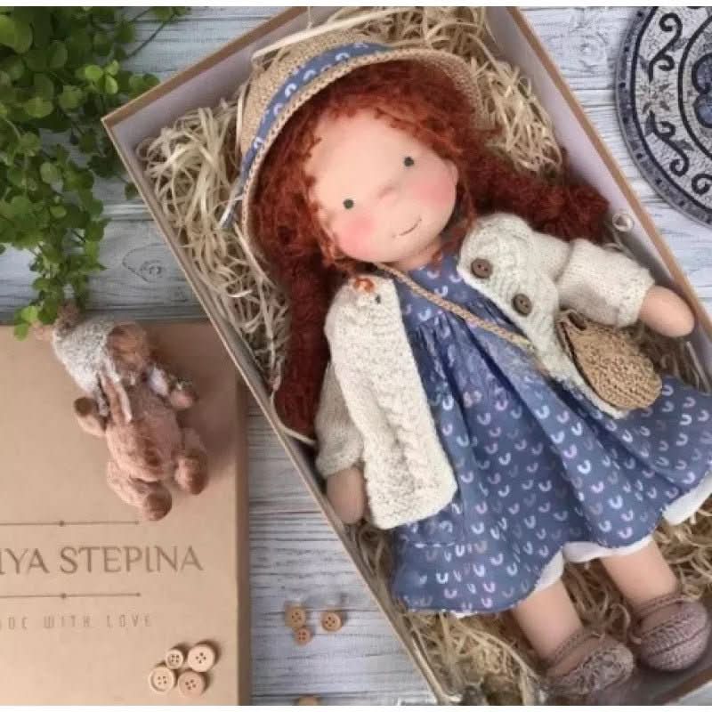 Waldorf Doll - Luma Handmade Cotton Toy for Creative Play