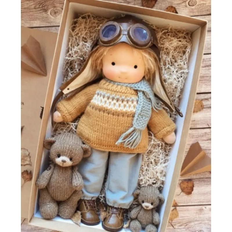 Waldorf Doll - Luma Handmade Cotton Toy for Creative Play