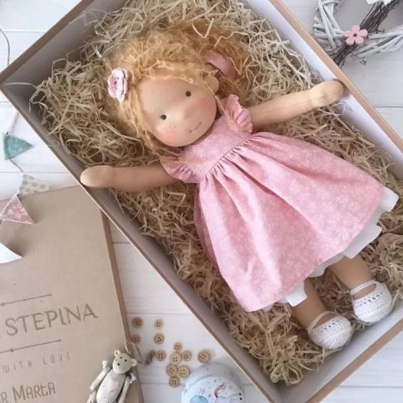 Waldorf Doll - Luma Handmade Cotton Toy for Creative Play