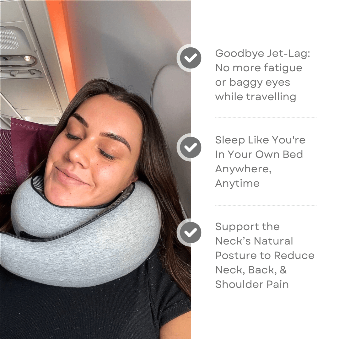 ComfortPillow - TravelZen Ergonomic Neck Support Pillow