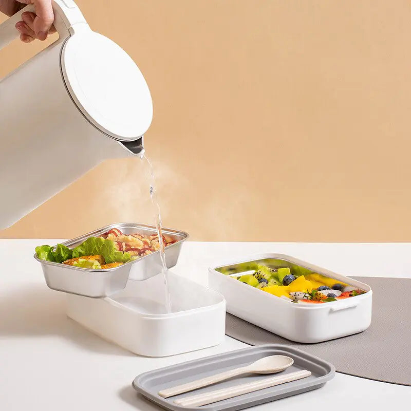 Stainless Steel Bento Lunch Box - EcoMeal Pro