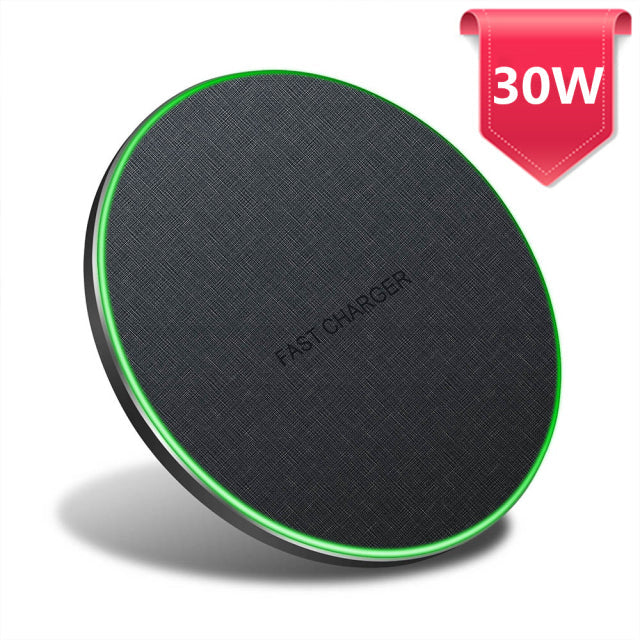 Qi Wireless Charger - LuxeCharge Fast Charging Pad