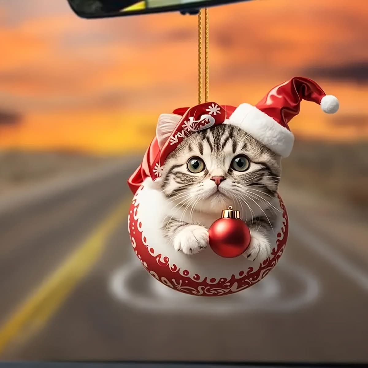 Cat Countdown Calendar - Purrfectly Festive Decor