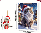 Cat Countdown Calendar - Purrfectly Festive Decor