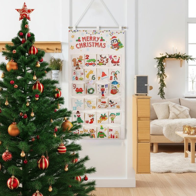 Advent Calendar Kit - JoyfulCrafts with 24 Pockets for DIY Fun