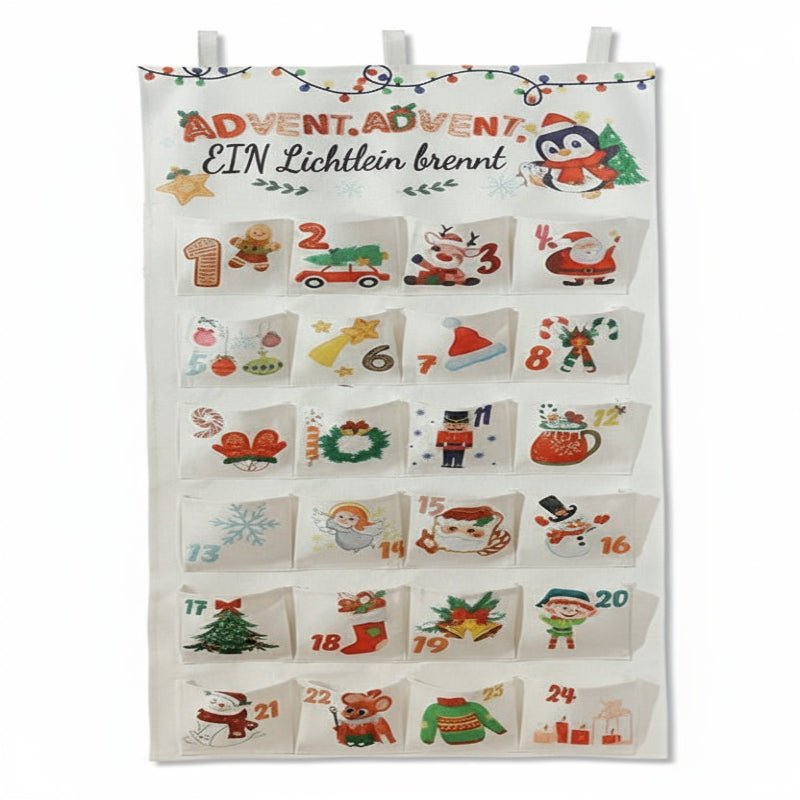 Advent Calendar Kit - JoyfulCrafts with 24 Pockets for DIY Fun