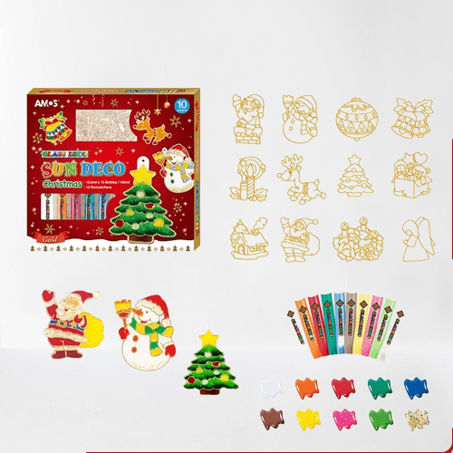 Stained Glass DIY Kit - ArtistryCrafts for Festive Decor