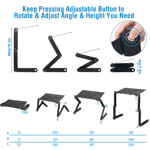 Ergonomic Laptop Stand - ElevatePro 360