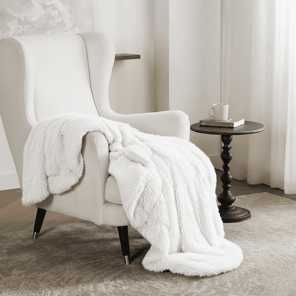Faux Fur Blanket - LuxeNest Cozy Touch