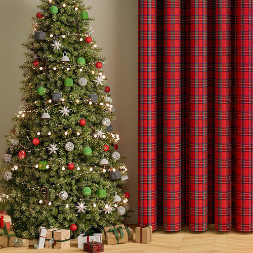 Checkered Thermal Curtains - LuxeHome Decor