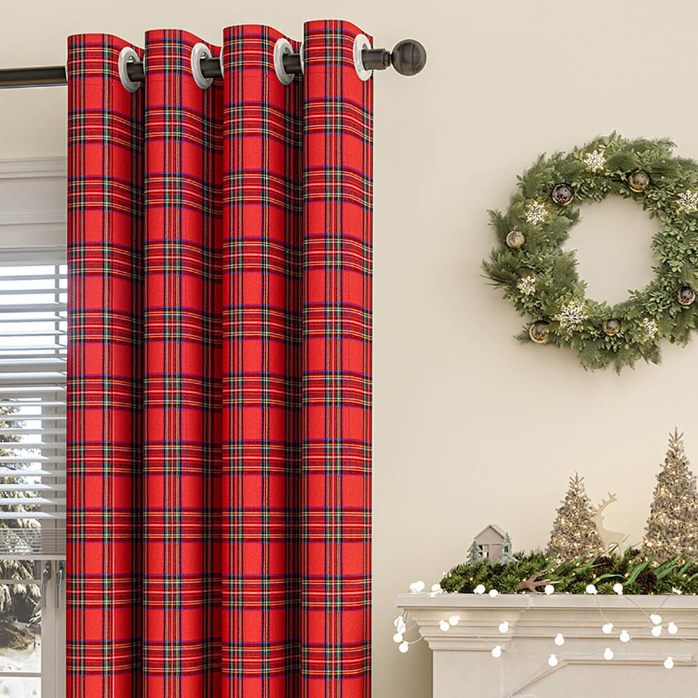 Checkered Thermal Curtains - LuxeHome Decor