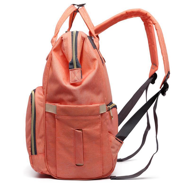 Diaper Backpack - LuxeMommy with Insulated Pockets