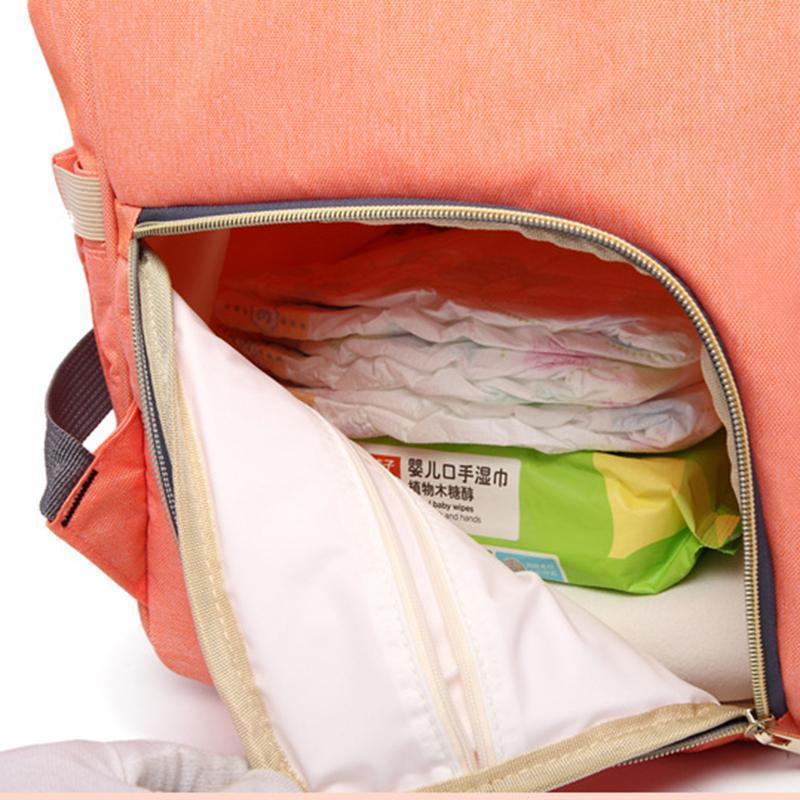 Diaper Backpack - LuxeMommy with Insulated Pockets