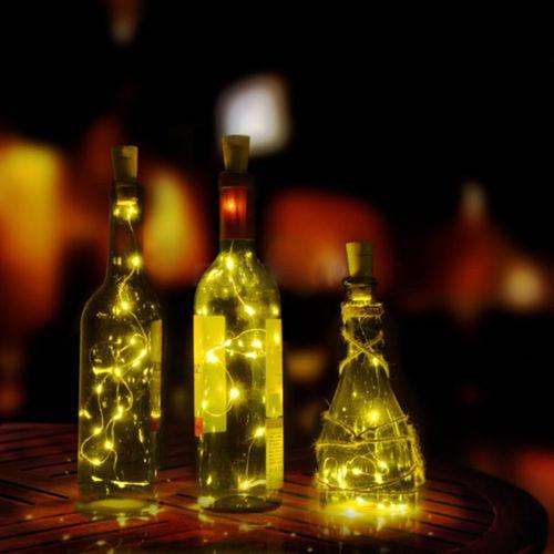 Cork Fairy Lights for Wine Bottles - LuminaGlow