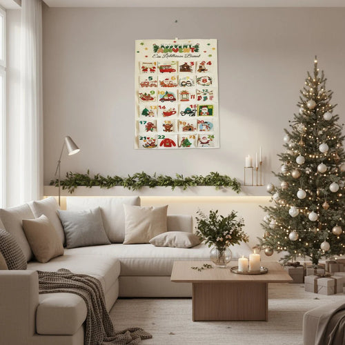 Advent Calendar Kit - JoyfulCrafts with 24 Pockets for DIY Fun