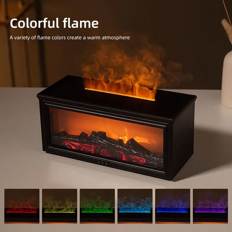 Aromatherapy Fireplace Diffuser - AuraGlow