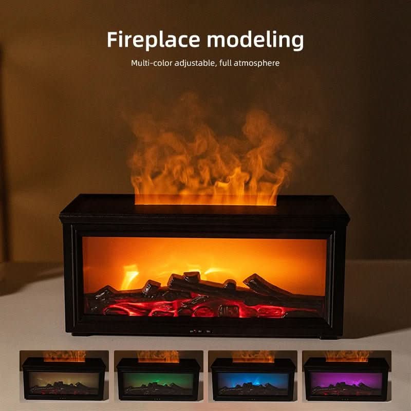 Aromatherapy Fireplace Diffuser - AuraGlow