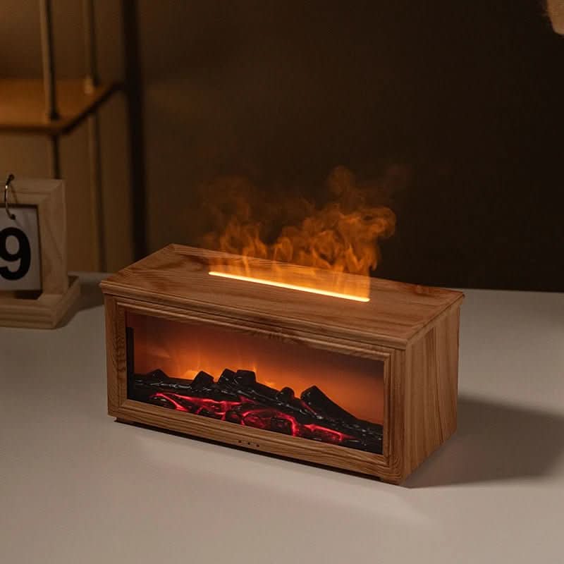 Aromatherapy Fireplace Diffuser - AuraGlow