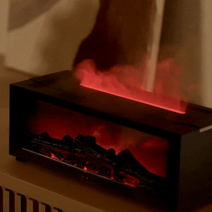 Aromatherapy Humidifier with Flame Effect - LuxeMist