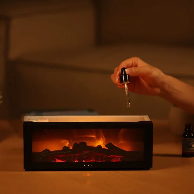 Aromatherapy Humidifier with Flame Effect - LuxeMist