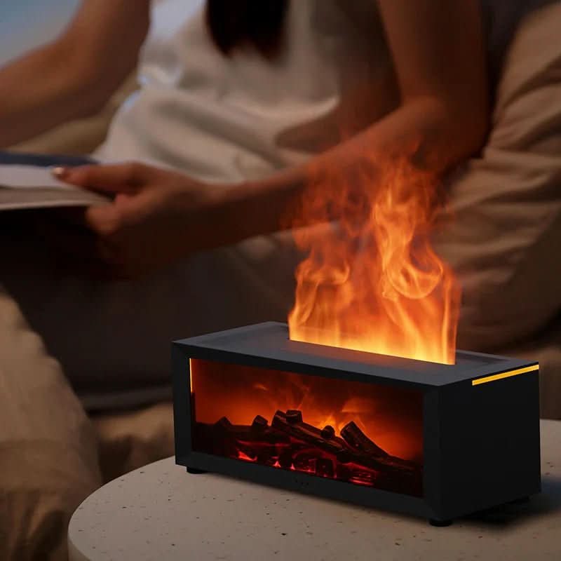 Aromatherapy Humidifier with Flame Effect - LuxeMist