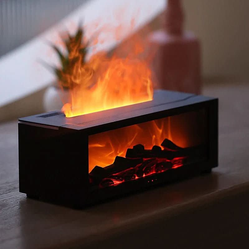 Aromatherapy Humidifier with Flame Effect - LuxeMist