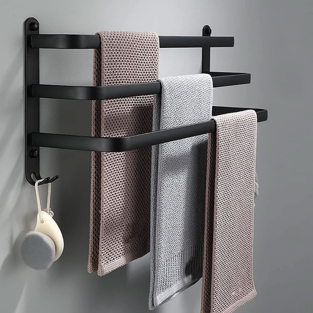 Aluminum Wall-Mounted Bathroom Shelf - LuxeHome