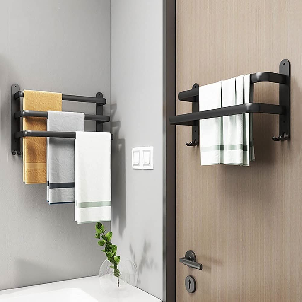 Aluminum Wall-Mounted Bathroom Shelf - LuxeHome