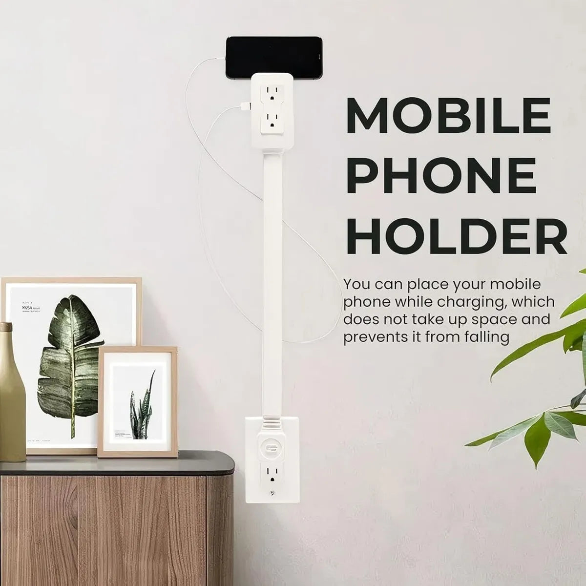 PowerPlug™ FlexiReach Outlet Extender with 4 USB Ports