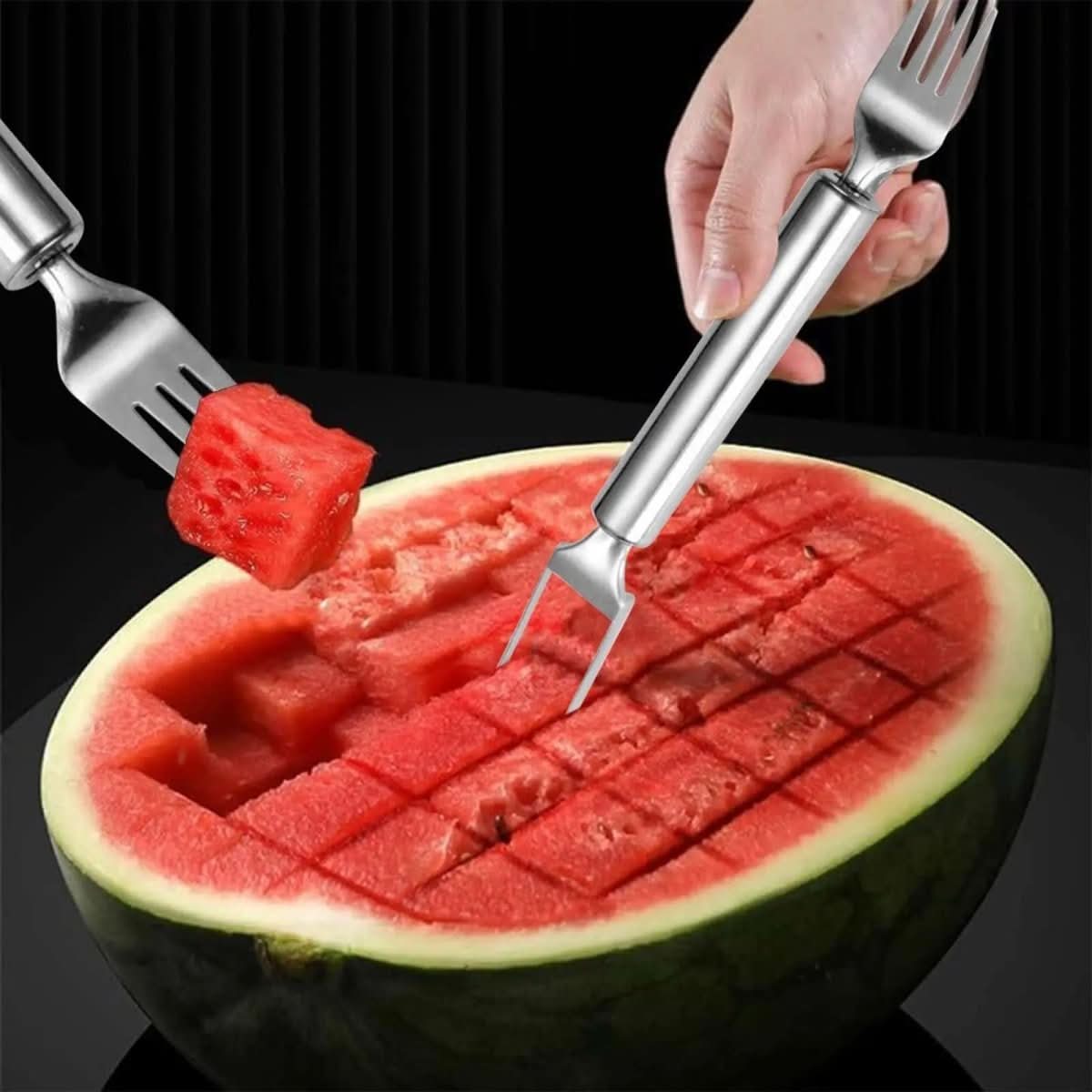 Fruit Cutter with Fork - FreshSlice Essentials