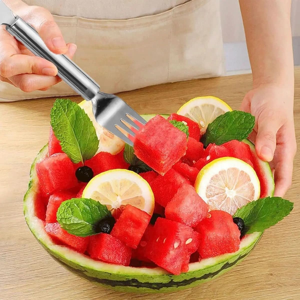 Fruit Cutter with Fork - FreshSlice Essentials