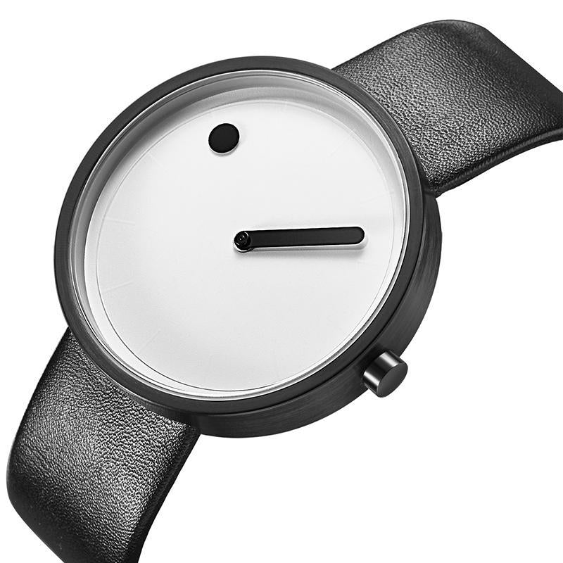 Quartz Watch for Men - LuxeTime Black Designer Timepiece