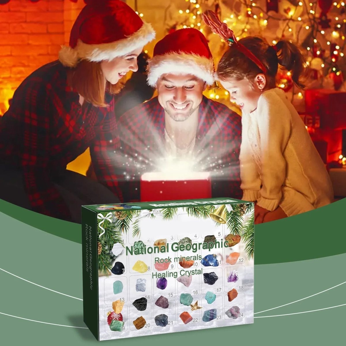 Crystal Advent Calendar - GemAura 24-Day Festive Collection