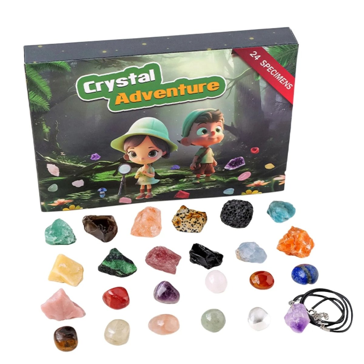 Crystal Advent Calendar - GemAura 24-Day Festive Collection