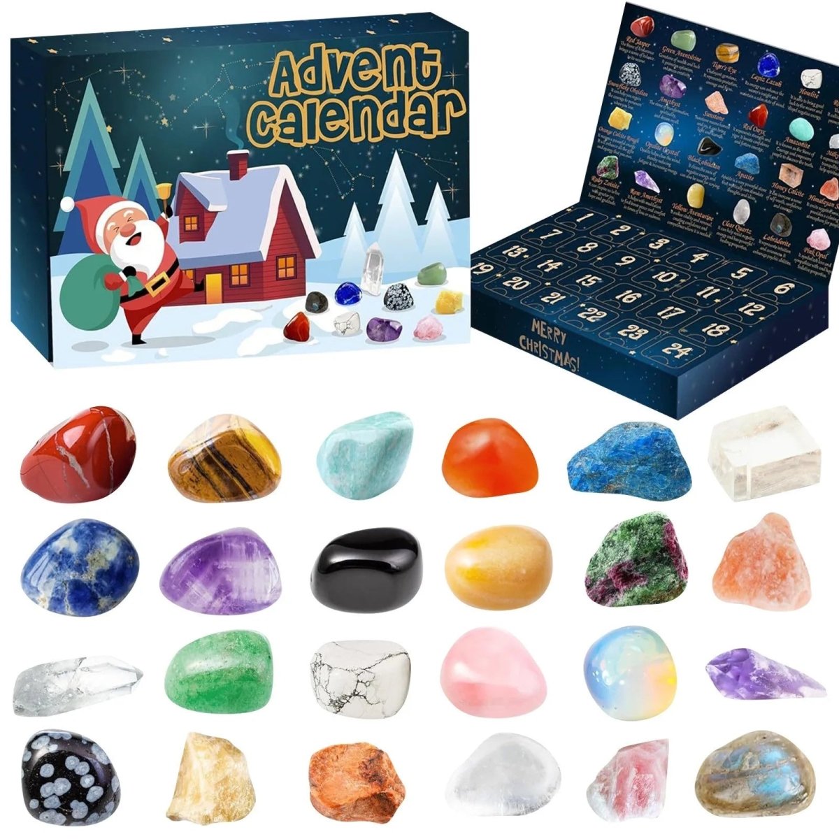 Crystal Advent Calendar - GemAura 24-Day Festive Collection