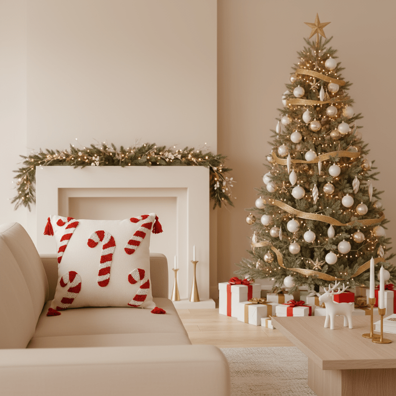 Velvet Christmas Pillowcase - CozyNest