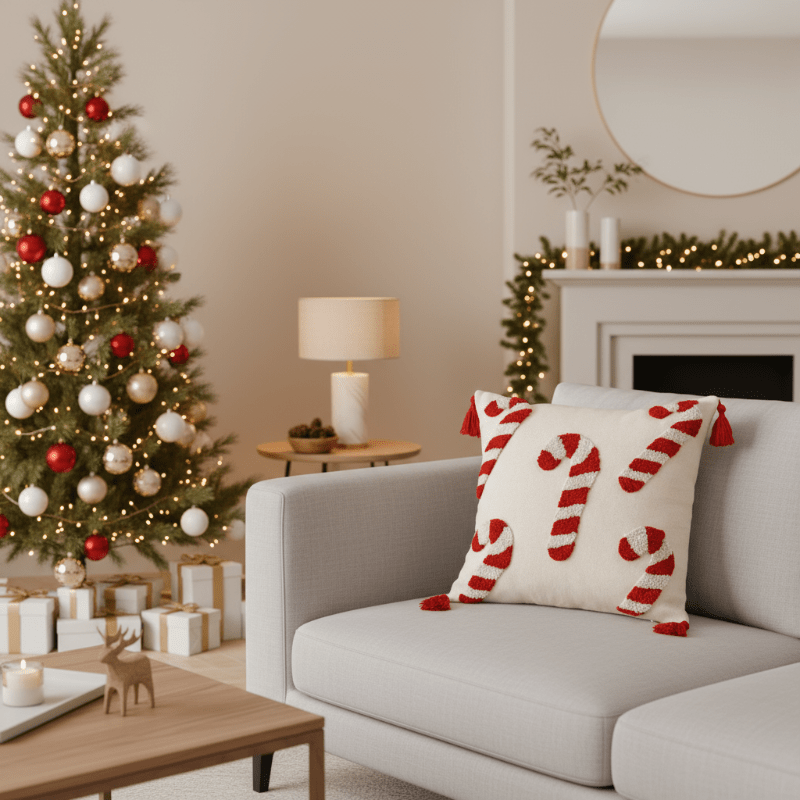 Velvet Christmas Pillowcase - CozyNest