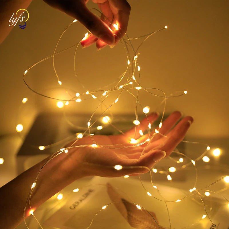 Warm White LED String Lights - Luminara Glow