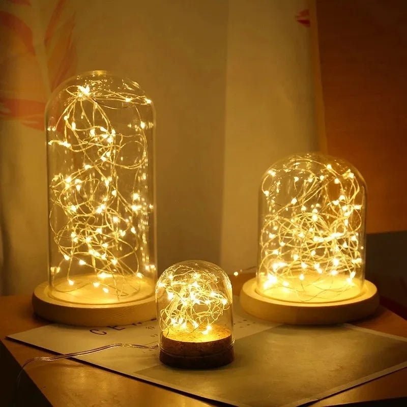 Warm White LED String Lights - Luminara Glow