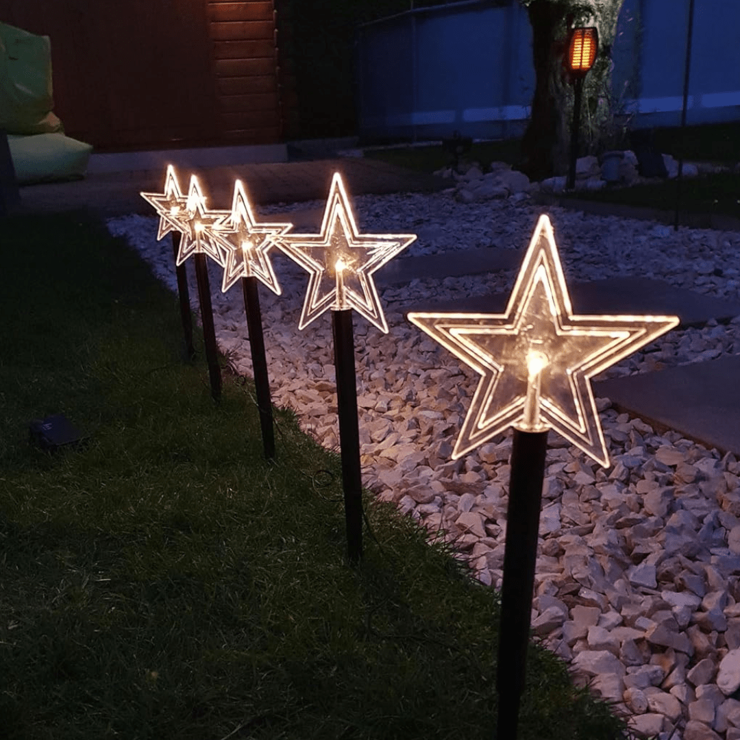 Twinkle Lights - Lumina 10m LED Star String Lights for Garden