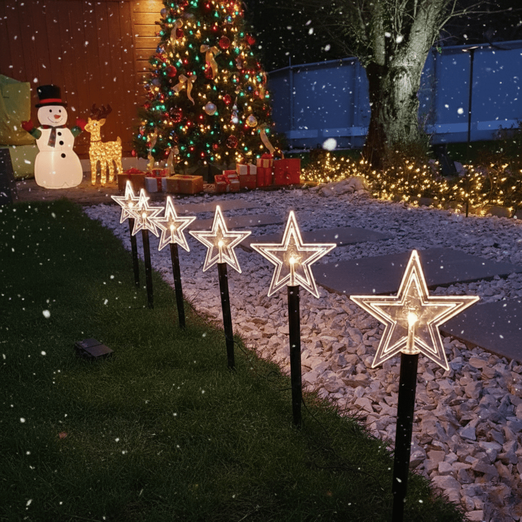 Twinkle Lights - Lumina 10m LED Star String Lights for Garden