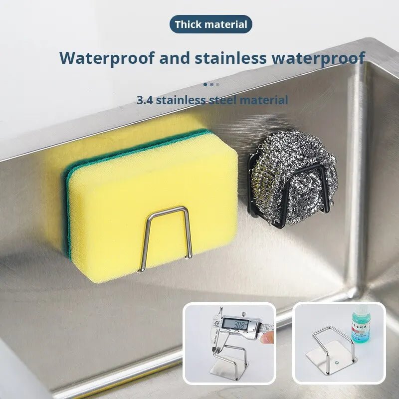 Sponge Organizer - LuxeSpace Stainless Steel Sink Solution