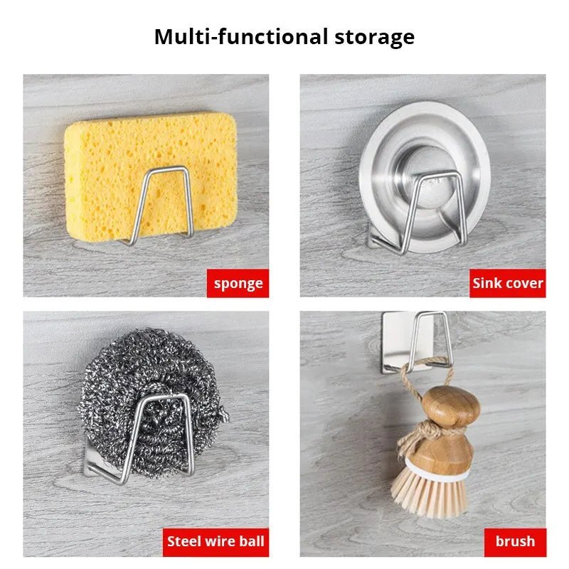 Sponge Organizer - LuxeSpace Stainless Steel Sink Solution