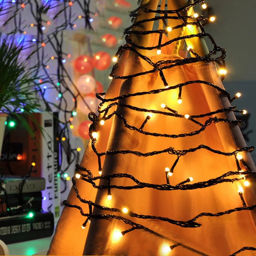 Warm LED String Lights - LuminaGlow 10–20m for Outdoor Ambiance