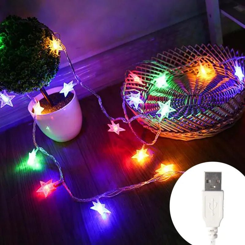 Colorful LED String Lights - Luminara Glow