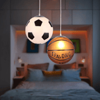 Football-Themed LED Ceiling Light - LumaKids